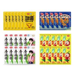 仲景 辣子鸡+牛肉酱+香菇酱+0脂辣酱 （4包组合共32袋）