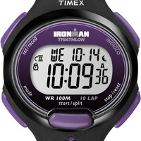 TIMEX 女士石英数字腕表 100米防水计时码表 树脂表带