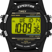 TIMEX Expedition 亚特兰蒂斯男式40毫米手表, 黑色, Timex 天美时 Expedition CAT 40