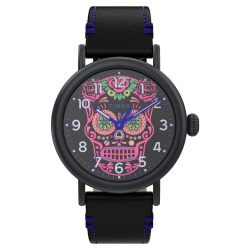 TIMEX 男士手表 TW2V67600 黑色表带