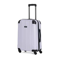 KENNETH COLE REACTION 20英寸登机箱硬壳拉杆箱 四轮万向轮旅行箱 密码锁轻量化行李箱 薰衣草紫色