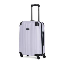 KENNETH COLE REACTION 20英寸登机箱硬壳拉杆箱 四轮万向轮旅行箱 密码锁轻量化行李箱 薰衣草紫色