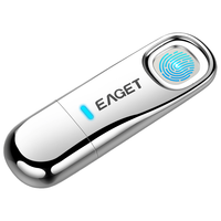 EAGET 忆捷 Fu60 USB 3.0 U盘 银色 64GB USB-A
