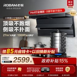 老板 小黑翼D1P系列 CXW-260-27A16-D1P 顶侧双吸 油烟机