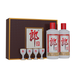 郎酒 郎牌郎酒 53%vol 酱香型白酒 500ml*2瓶 礼盒装