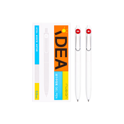 纽赛 IDEA灵感系列 按动中性笔 速干油墨 0.5mm 子弹头低重心 12支/盒 NS670