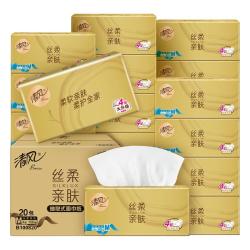 清风 丝柔金装 4层M码 抽纸