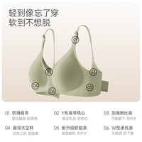 ROVO 哺乳内衣  孕妇期专用聚拢产后喂奶无痕收副乳文胸