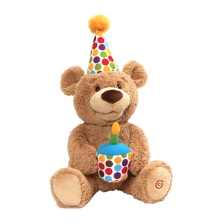 GUND 安抚玩偶 唱歌吹蜡烛 熊 毛绒玩具