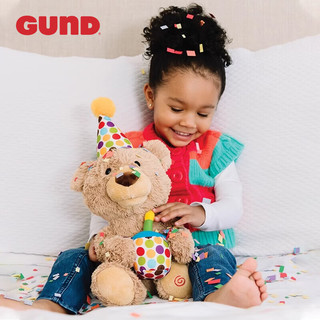 GUND 安抚玩偶 唱歌吹蜡烛 熊 毛绒玩具