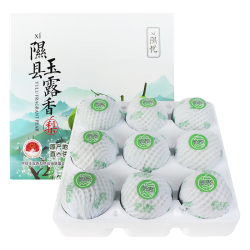 隰(xi)悦山西隰县玉露香梨当季水果梨子隰县小西天特产玉露香梨 9粒大果（净重约5.5斤）