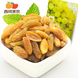 西域美农 新疆树上黄葡萄干 250g*3袋