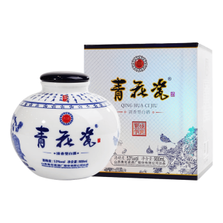 青花瓷 53度 清香型白酒 900ml 坛装