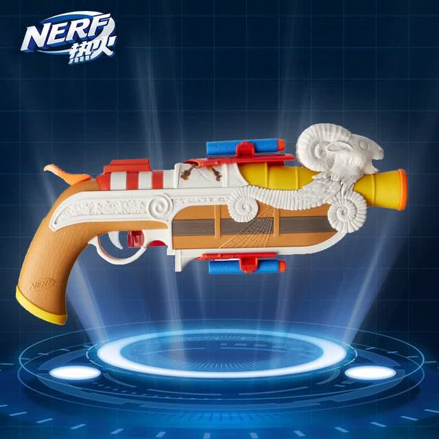 孩之宝 NERF热火儿童玩具枪软弹枪节日礼物海贼王发射器G2980
