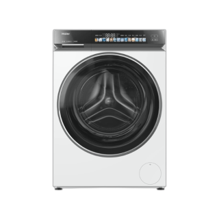 国家补贴：海尔 云溪系列 XQG100-BLDE583WU1 滚筒洗衣机 10kg 冰雪白