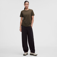lululemon Love 女士圆领短袖T恤 橄榄绿棕 S