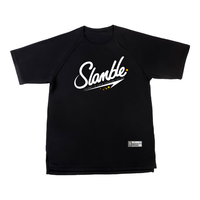 SLAMBLE 速干透气 黑色 L 运动T恤