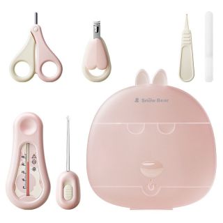 小白熊 SnowBear小白熊婴儿指甲剪套装新生宝宝指甲剪刀儿童磨甲器