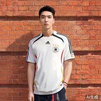 adidas 德国队 复古足球休闲文化短袖球衣 2026Q2-RG600