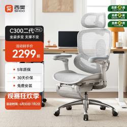 西昊 C300二代Pro/Lite人体工学椅电脑椅子办公椅电竞座椅