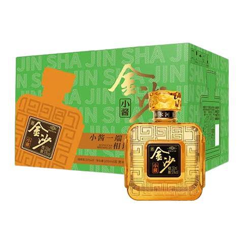 金沙 53度酱香型白酒 150mL*6瓶 礼盒装