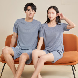 有只绵 冰丝无痕 情侣款  睡衣/家居服套装