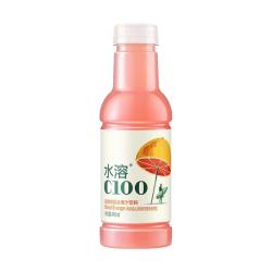 农夫山泉 水溶C100复合果汁饮料 年货节送礼送长辈 满足每日所需维生素 血橙味445ml*1瓶