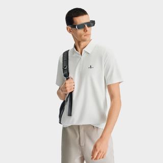 比音勒芬 防晒速干 半拉链短袖POLO衫 男士