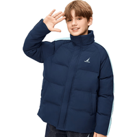 NAUTICA 美式儿童时尚运动款绒感羽绒服 藏青