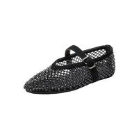ST&SAT 星期六 设计感圆头镂空平底玛丽珍女单鞋