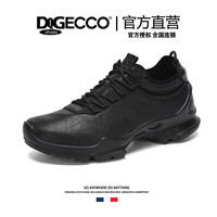 爱步特伦DQGECCO男鞋春夏季25周年真皮户外运动