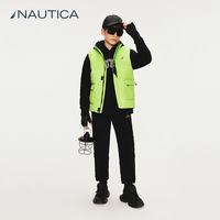 NAUTICA 美式儿童户外机能羽绒马甲 果绿