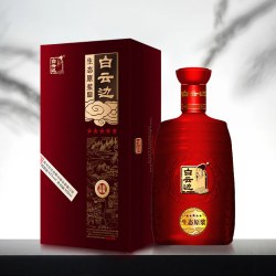 白云边 陈酿 金五星 42度 浓香浓香型白酒 500ml 单瓶