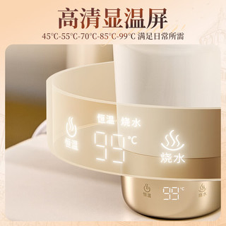 BVGMAV 食品级316不锈钢 便携式咖啡杯 月光白 保温杯