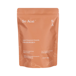 SO ACAI 苹果肉桂坚果烘焙燕麦片 300g
