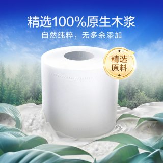 88VIP：维达 蓝色经典有芯卷纸4层纸巾家用卫生纸卷160gx10卷