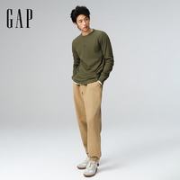 Gap/盖璞 男装斜纹棉松紧腰束脚休闲裤 美版737898