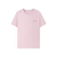 斯凯奇 女士休闲短袖衫 白垩粉 L