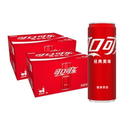 可口可乐 碳酸饮料汽水（可乐/可乐无糖/雪碧）330ml*40罐