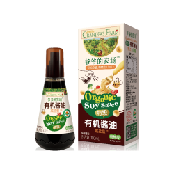 爷爷的农场 有机喷雾酱油 减盐62% 100ml 儿童酱油