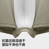蕉内 301P莫代尔内裤男士无痕平角裤衩棉裆抗菌舒适中腰四角短裤 黑色+磁铁黑+洗石蓝 XXL