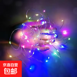 京喜自营-专用品牌 京东物流 led小灯串 彩色灯串 0.5米*1个