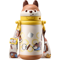 babycare 儿童保温杯 304不锈钢 吸管式 300ml