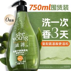 滋源 洗发水柔顺去屑控油持久留香蓬松改善毛躁植物萃取留香