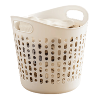 爱丽思(IRIS) 52L 深灰色 塑料脏衣篓