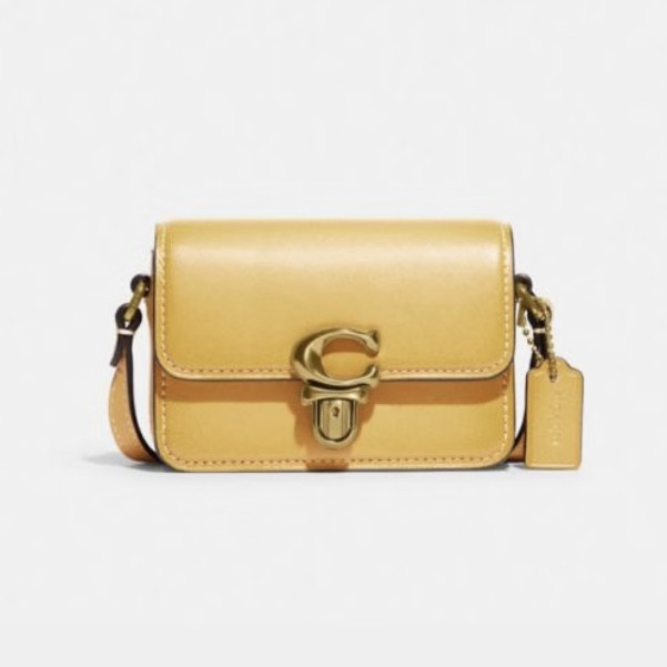 COACH STUDIO 牛皮革单肩包 干草色 CC484