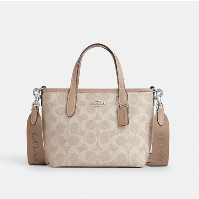 COACH 女包CITY迷你手提斜挎托特包 CW032