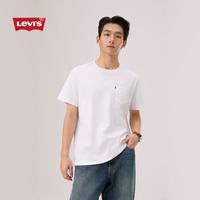 Levi's 李维斯26年春夏新款男士美式复古休闲纯棉针织口袋短袖T恤