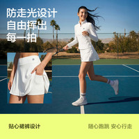 斯凯奇 运动短裙 网球裙 高腰防走光冰丝半身裙