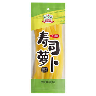 吉得利 寿司萝卜条 200g 袋装 泡菜咸菜